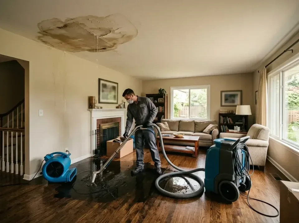 attic-pipe-burst-ceiling-drip-008 — frequently asked questions, Water Damage Restoration & Carpet Care in Savoy, IL